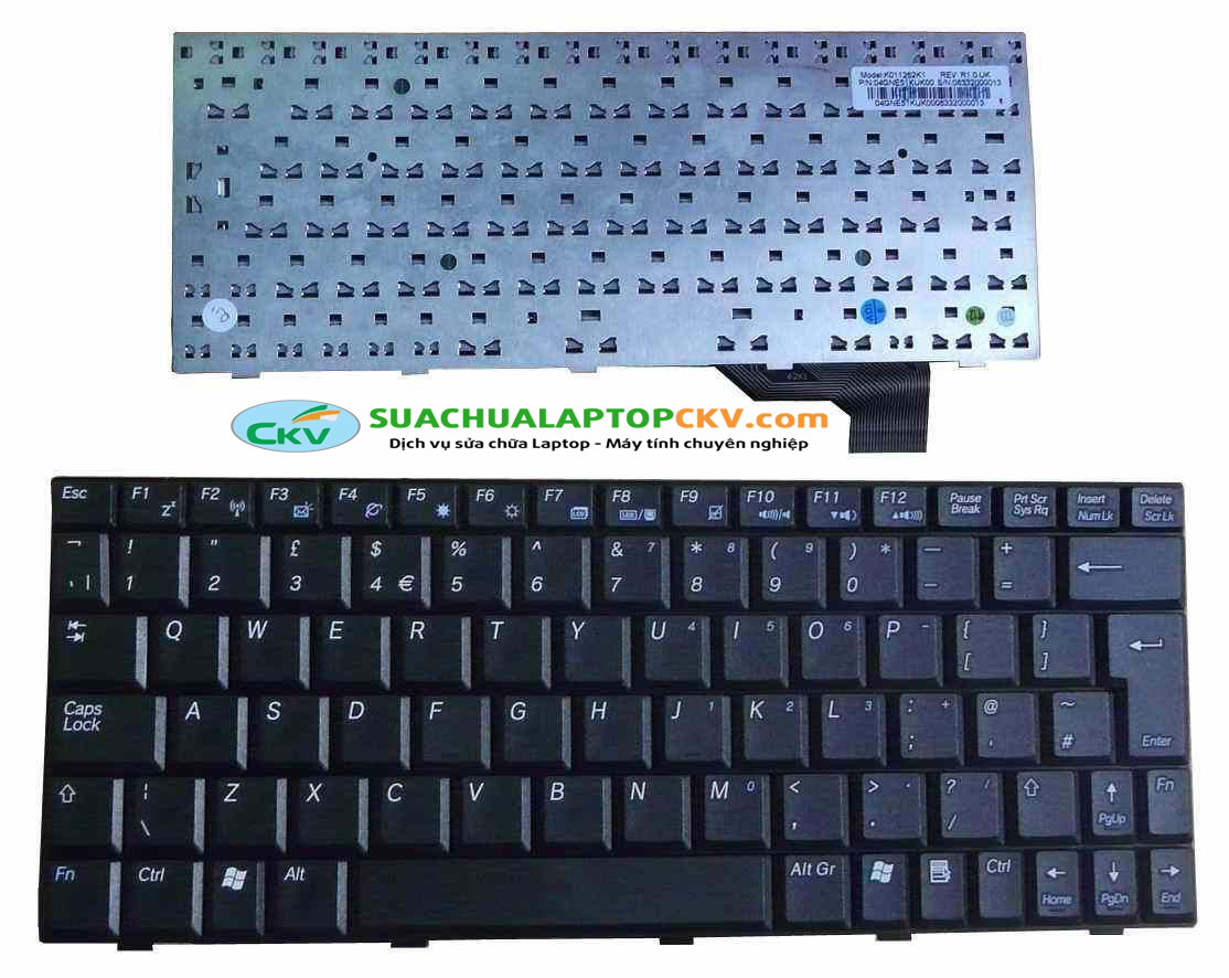 Bàn Phím Asus K45 Loại 1 Ốc